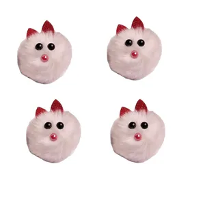 کش مو دخترانه مدل پوم پوم 505 مجموعه 4 عددی