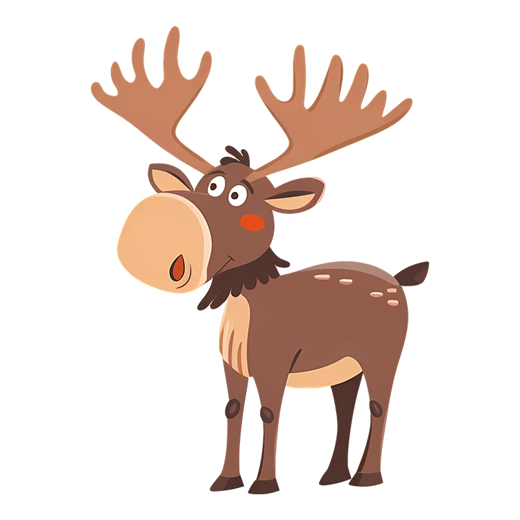 استیکر پارچه و لباس پاد آفرین مدل گوزن کریسمس کد S2626