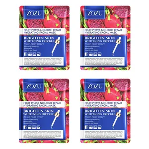 ماسک صورت زوزو مدل Pitaya وزن 25 گرم مجموعه 4 عددی