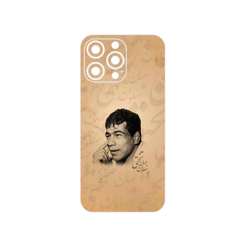 برچسب پوششی ماهوت مدل Gholamreza_Takhti مناسب برای گوشی موبایل اپل iPhone 14 Pro Max
