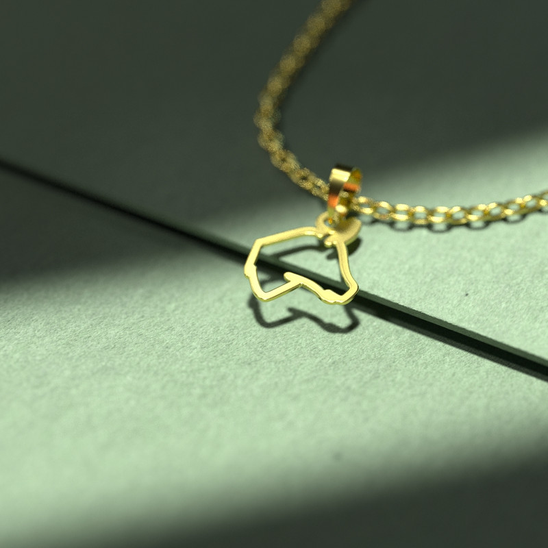 گردنبند طلا 18 عیار زنانه مدوپد مدل اسب کد B3-1-1344