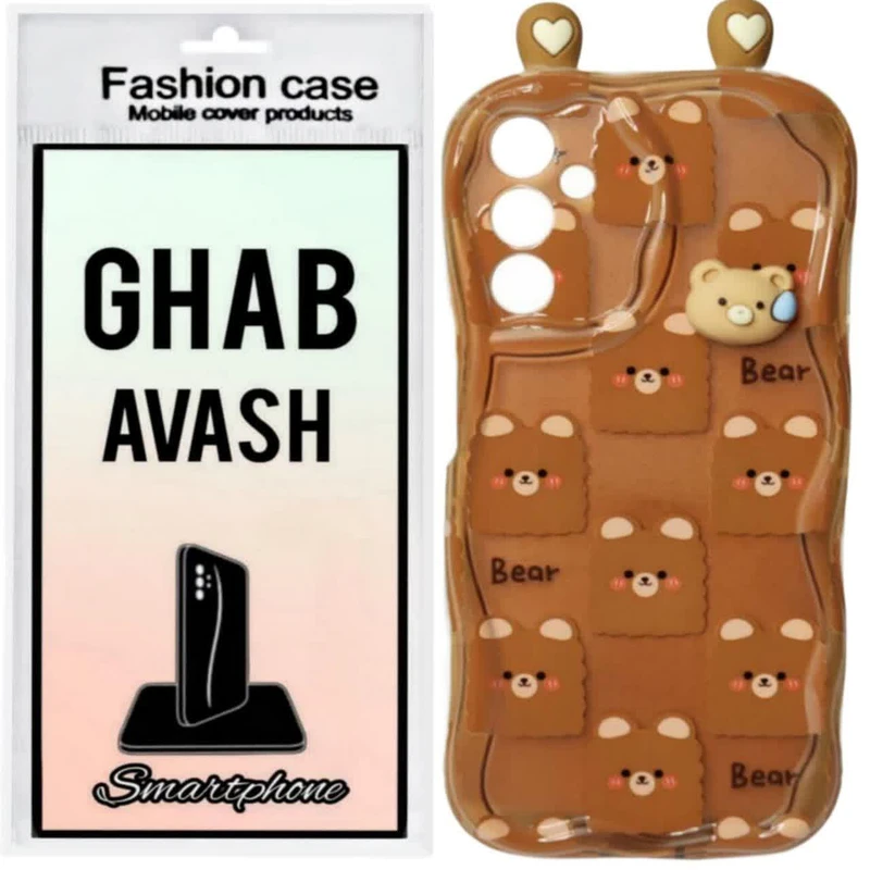 کاور قاب آوش طرح عروسکی گوشدار مدل 01A مناسب برای گوشی موبایل سامسونگ GALAXY A05s