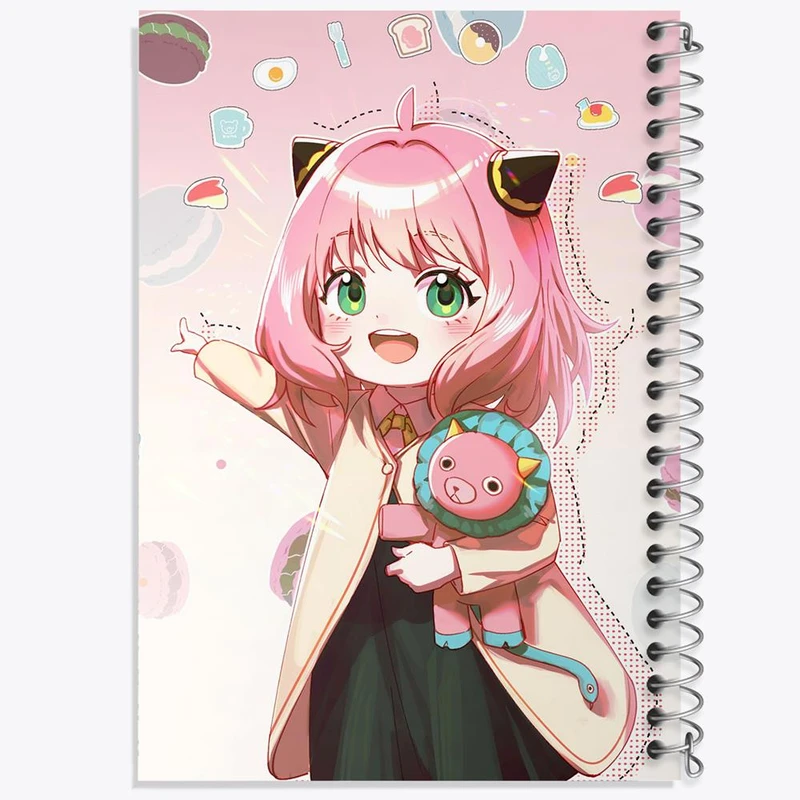 دفتر مشق 50 برگ خندالو مدل انیایورانیالوید انیمه اسپای ایکس فمیلی Spy X Family کد 22228