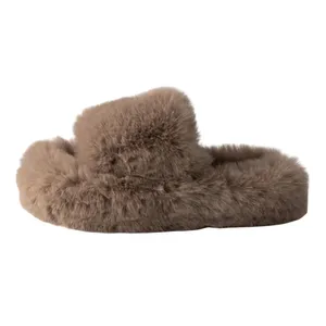 دمپایی زنانه مادام کوکو مدل Nuageux BRN