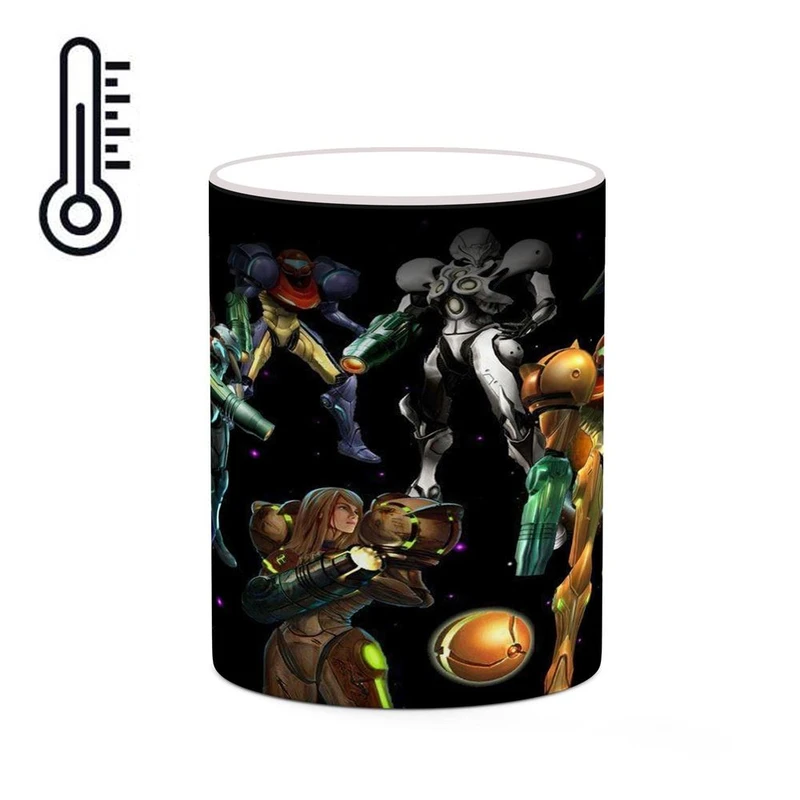 ماگ حرارتی کاکتی مدل بازی متروید پرایم Metroid Prime کد mgh29540