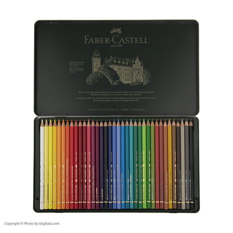 مداد رنگی 36 رنگ فابر کاستل مدل Polychromos
