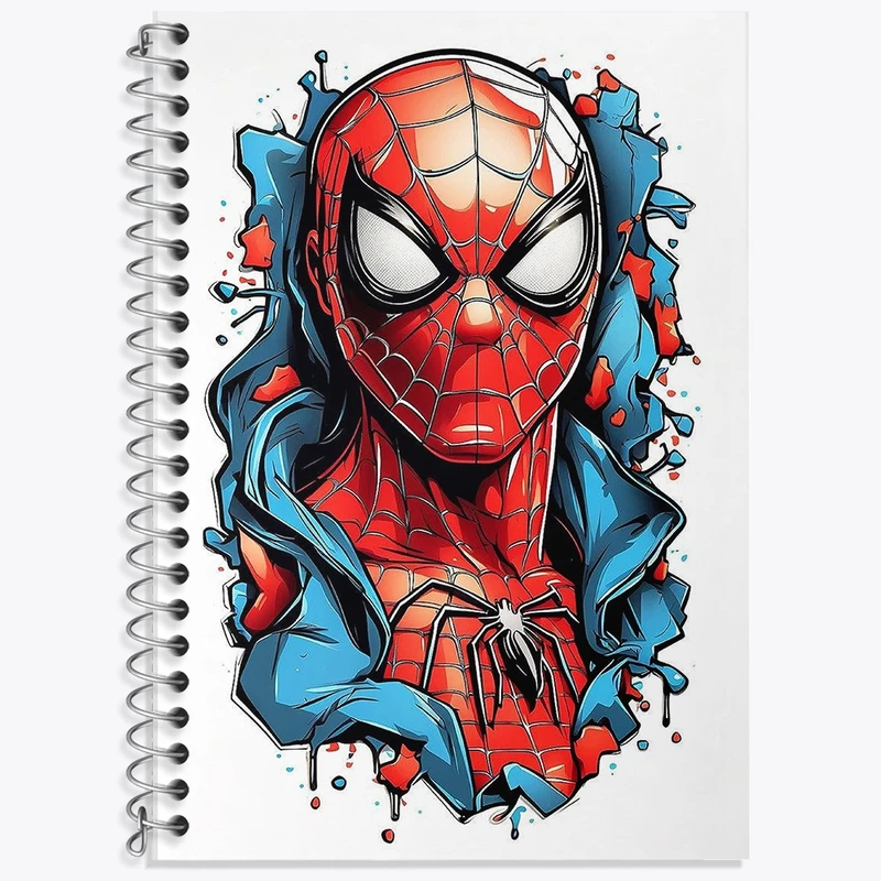 دفتر لغت 50 برگ خندالو طرح مرد عنکبوتی (Spider Man) کد F2021