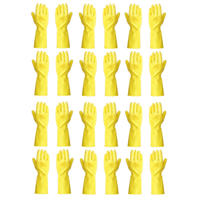 دستکش آشپزخانه رزمریم مدل ساق کوتاه مجموعه 12 عددی