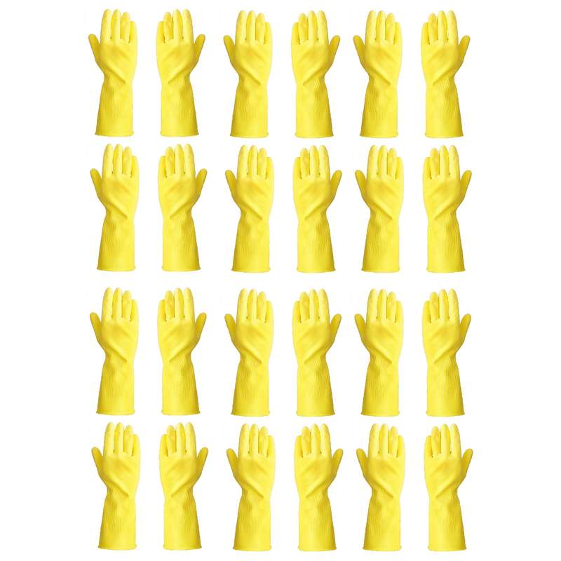 دستکش آشپزخانه رزمریم مدل ساق کوتاه مجموعه 12 عددی دستکش آشپزخانه رزمریم مدل ساق کوتاه مجموعه 12 عددی