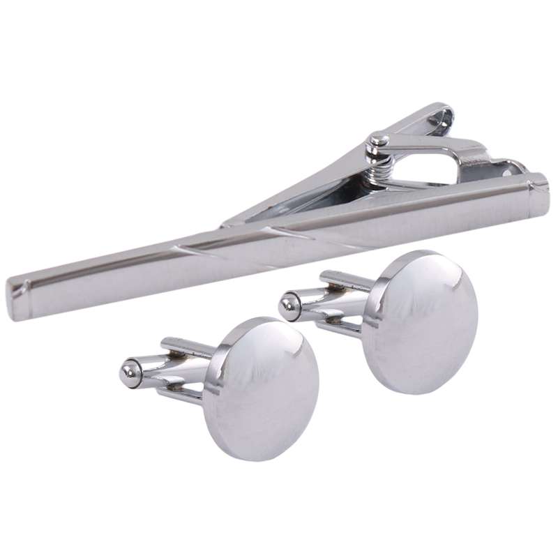 ست دکمه سردست و گیره کراوات مردانه کد 105268 ست دکمه سردست و گیره کراوات مردانه کد 105268