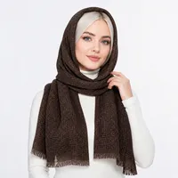 شال نخی زنانه مدل حصیری ریشه دار شاین E900