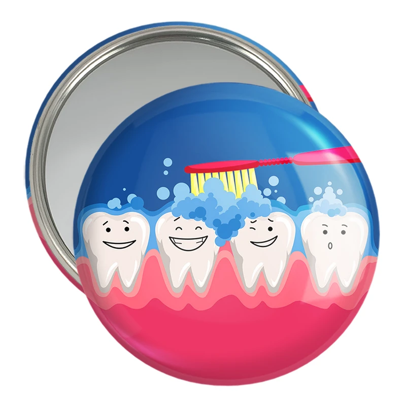 آینه جیبی خندالو مدل دندان و دندانپزشکی کودکانه کد 27776