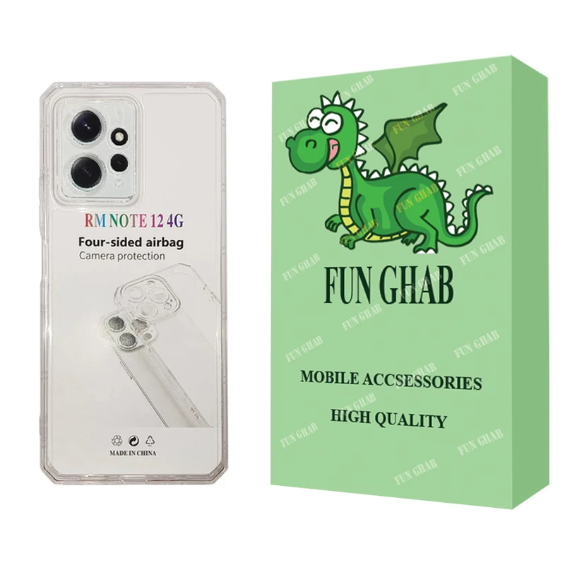 کاور فان قاب مدل ژله ای مناسب برای گوشی موبایل شیائومی Redmi Note 12 4G