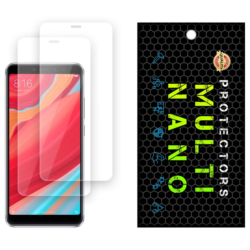 محافظ صفحه نمایش شفاف مولتی نانو مدل X-S2N مناسب برای گوشی موبایل شیائومی Redmi Y2 (India) بسته دو عددی