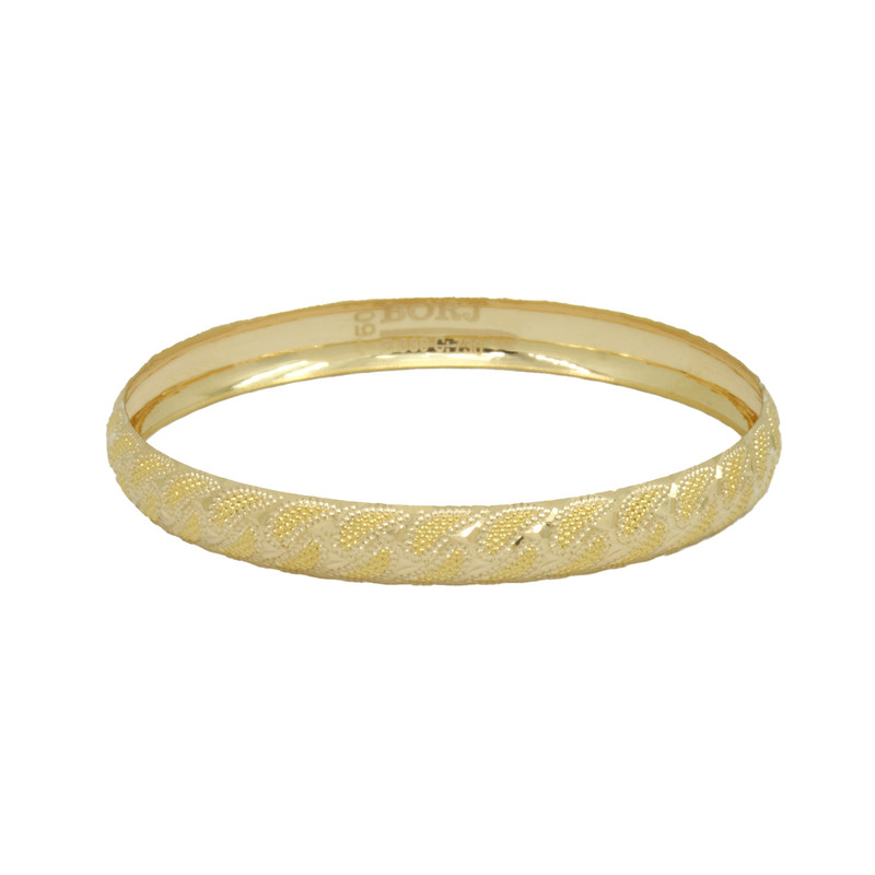 النگو طلا کم اجرت 18 عیار زنانه مایا ماهک مدل MB1933 سایز 2