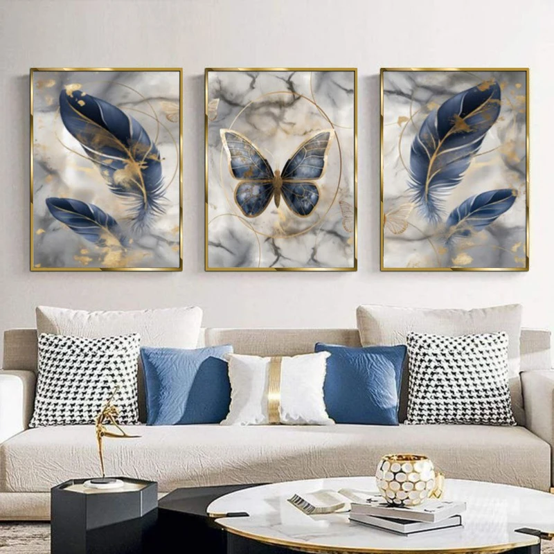 تابلو آتریسا طرح مدرن مدل AT00603 مجموعه 3 عددی