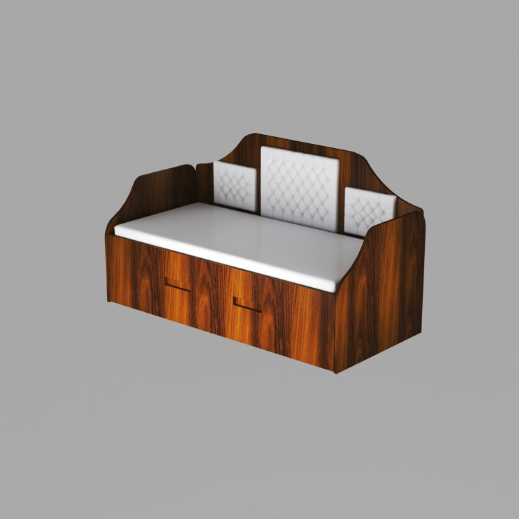تخت خواب یک نفره مدل میزبان و میهمان سایز 200x90 سانتی متر