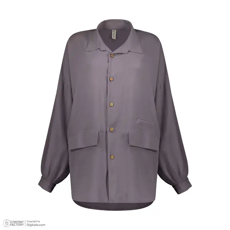 مانتو زنانه نیو نیل مدل a50201 رنگ طوسی