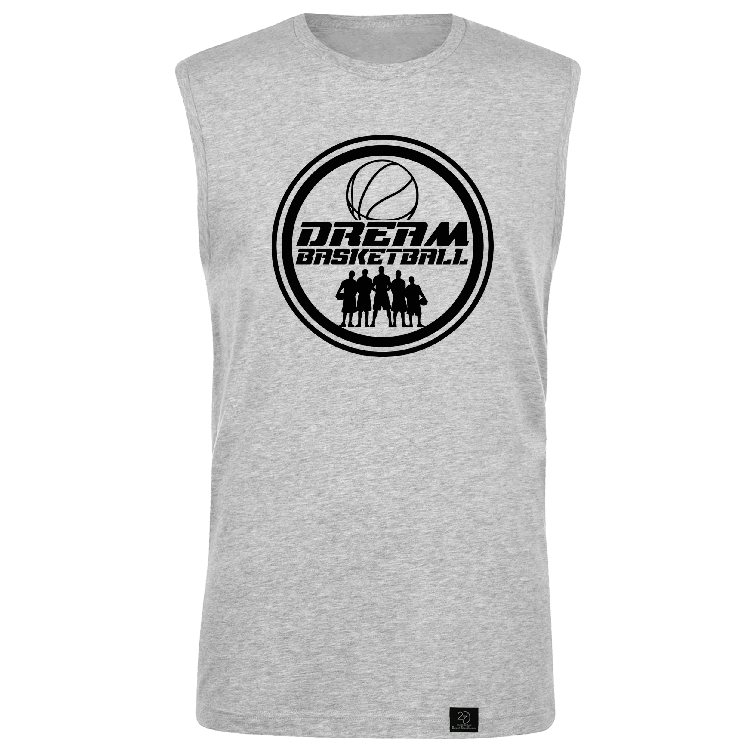 تاپ مردانه 27 مدل Dream Basketball کد AL15 رنگ طوسی