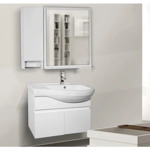 ست کابینت روشویی کاسپین مدل آیدا به همراه آینه و باکس
