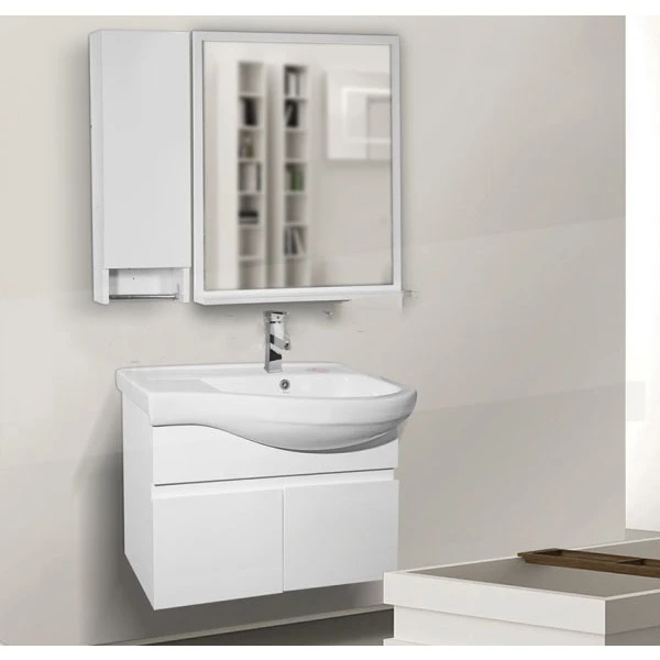 ست کابینت روشویی کاسپین مدل آیدا به همراه آینه و باکس