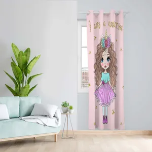 پرده طرح اتاق کودک مدل مخمل پانچی کد 5087 z سایز 140x200 سانتی متر