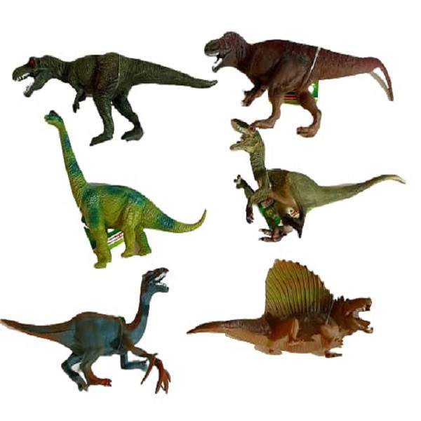 فیگور مدل دایناسور کد 16098 مجموعه 6عددی