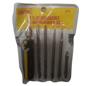 پیچ گوشتی و سری پیچ گوشتی روبیکون مدل 606 مجموعه 6 عددی