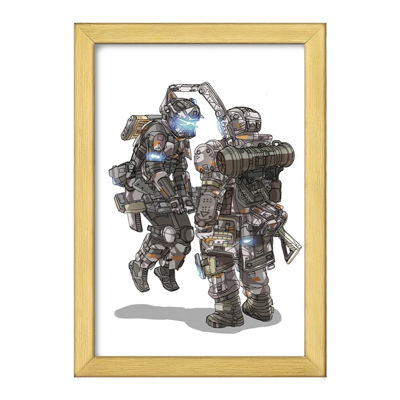 تابلو خندالو طرح بازی تایتان فال (Titanfall) کد 32594