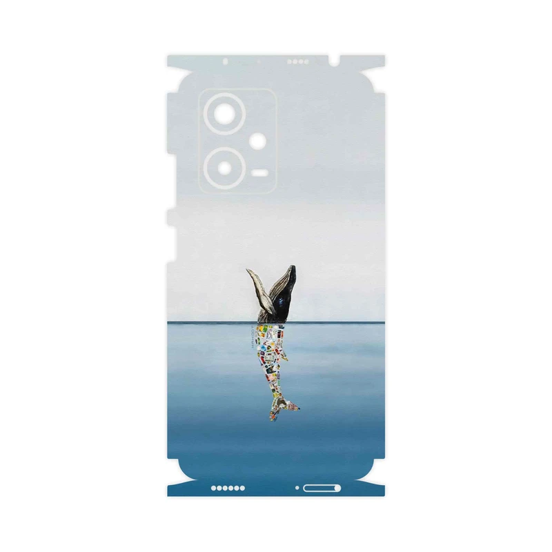 برچسب پوششی ماهوت مدل Collage of Sea Trash-FullSkin مناسب برای گوشی موبایل شیائومی Redmi Note 12 Pro Plus