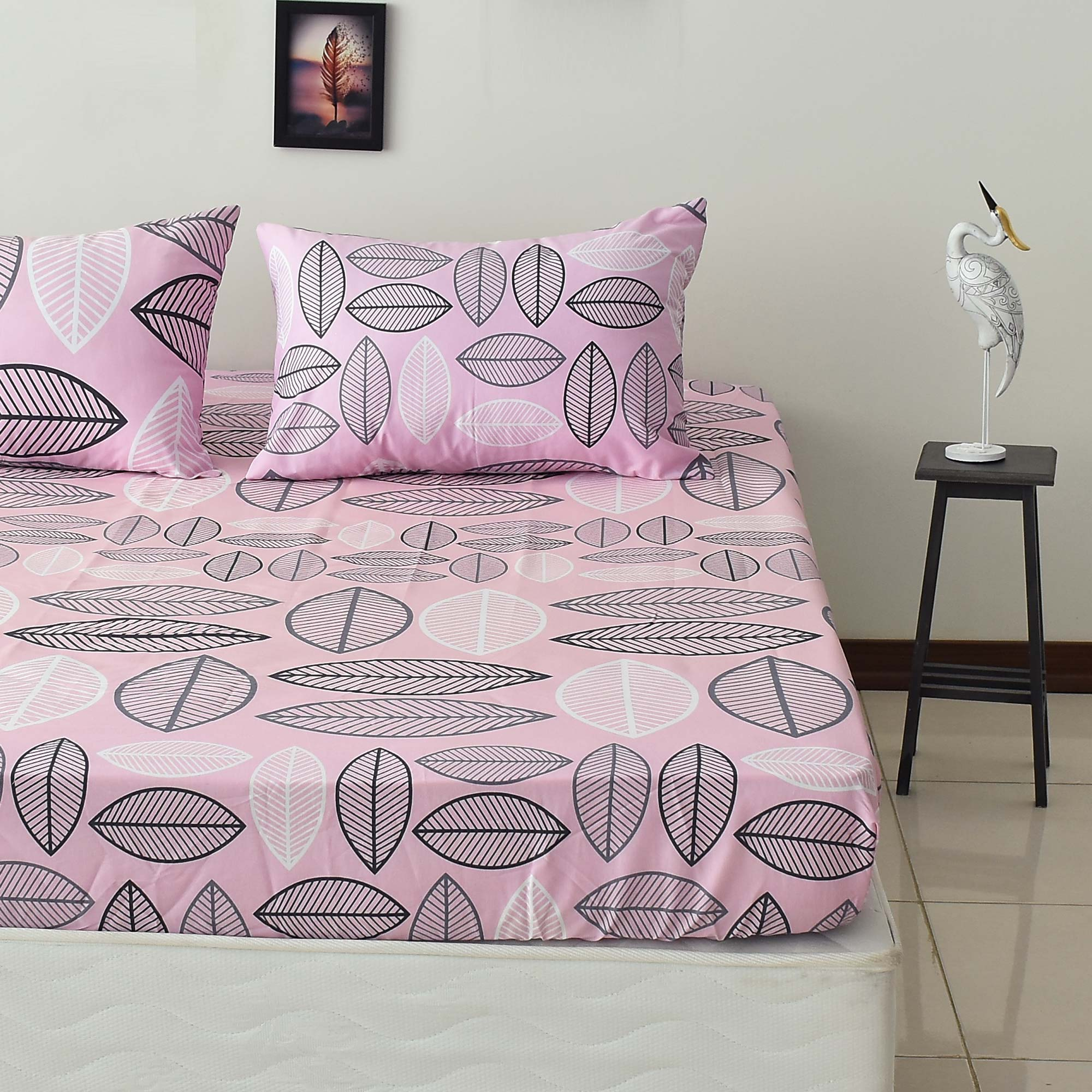 سرویس ملحفه بومرنگ مدل DeborahZ-90 یکنفره 2 تکه