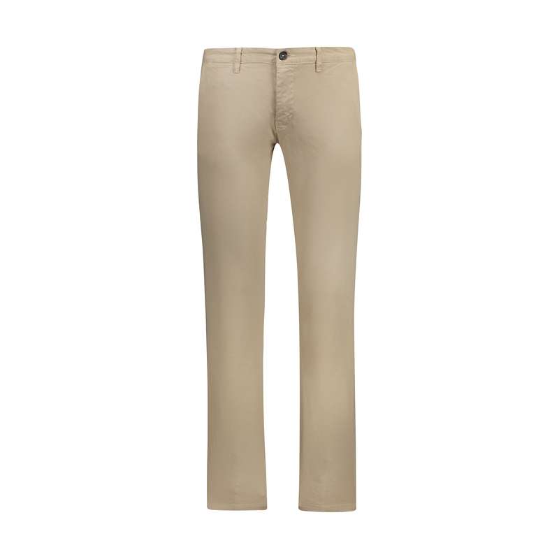 شلوار مردانه ایکات مدل کتان PTR1152151 رنگ کرم