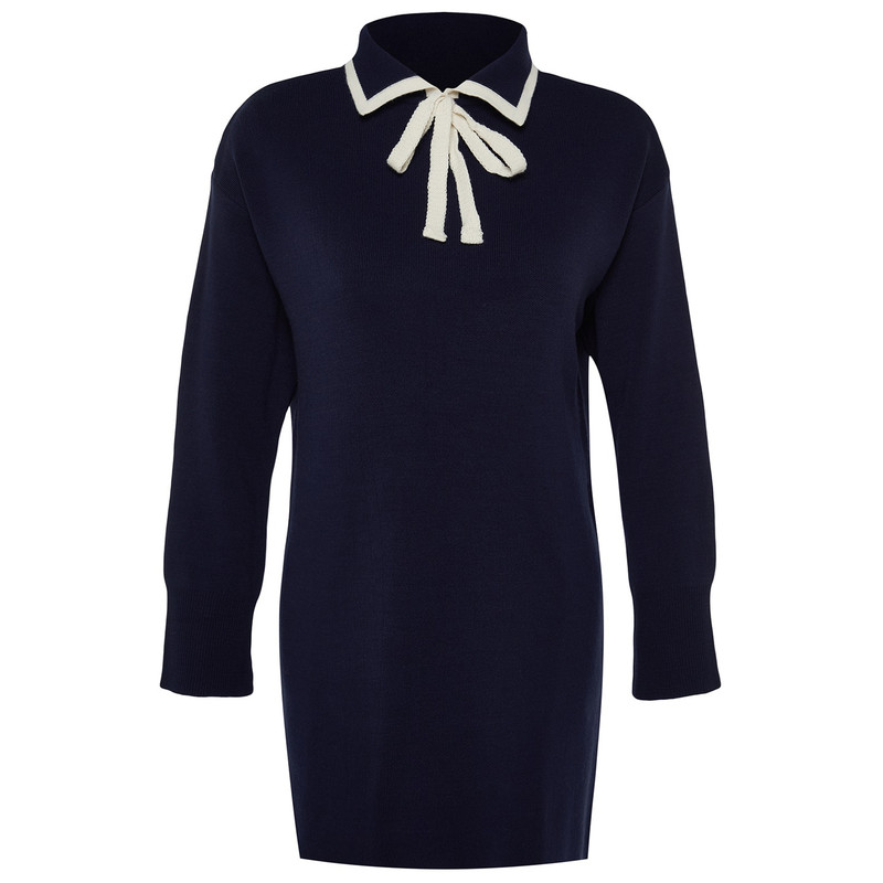 پلیور یقه برگردان زنانه مدل 663782027 طرح ترندیول