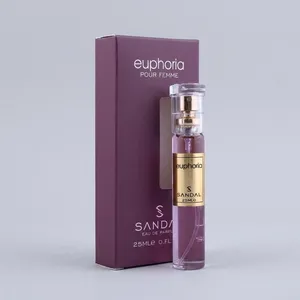 عطر جیبی زنانه صندل مدل ایفوریا  با رایحه شیرین، گرم، گلی حجم 25 میلی‌لیتر