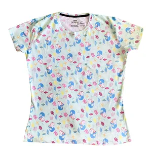 تی شرت آستین کوتاه زنانه اچ اند ام مدل تک شاخ