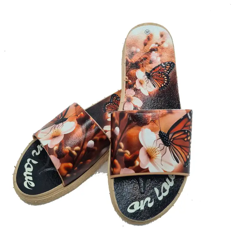 دمپایی زنانه مدل پروانه کد ORG-333