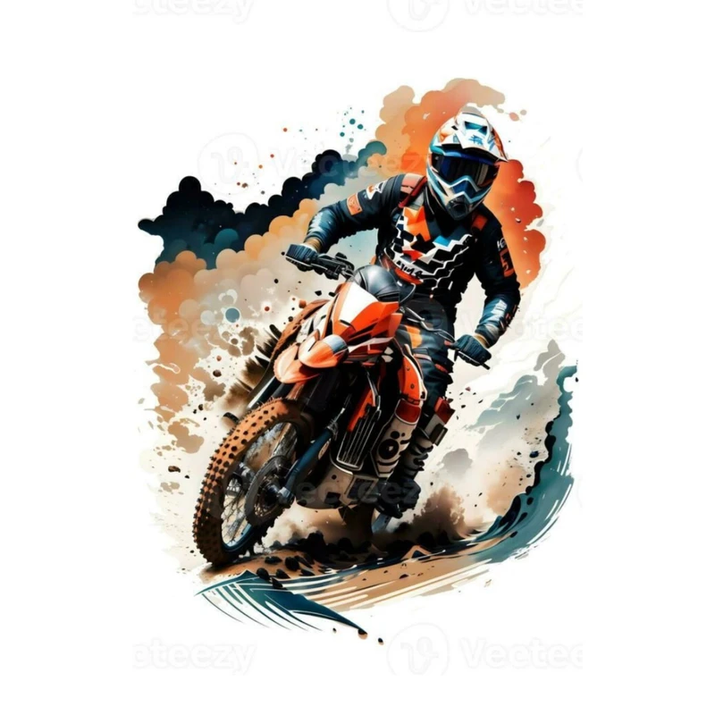 استیکر پارچه و لباس پاد آفرین مدل موتور سواری کد 1703