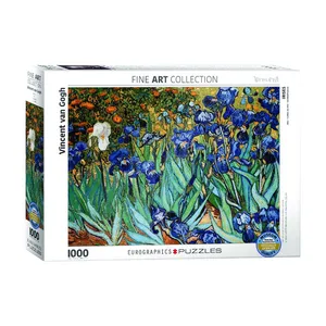 پازل 1000 تکه یوروگرافیکس پازلز مدل Irises كد 60004364