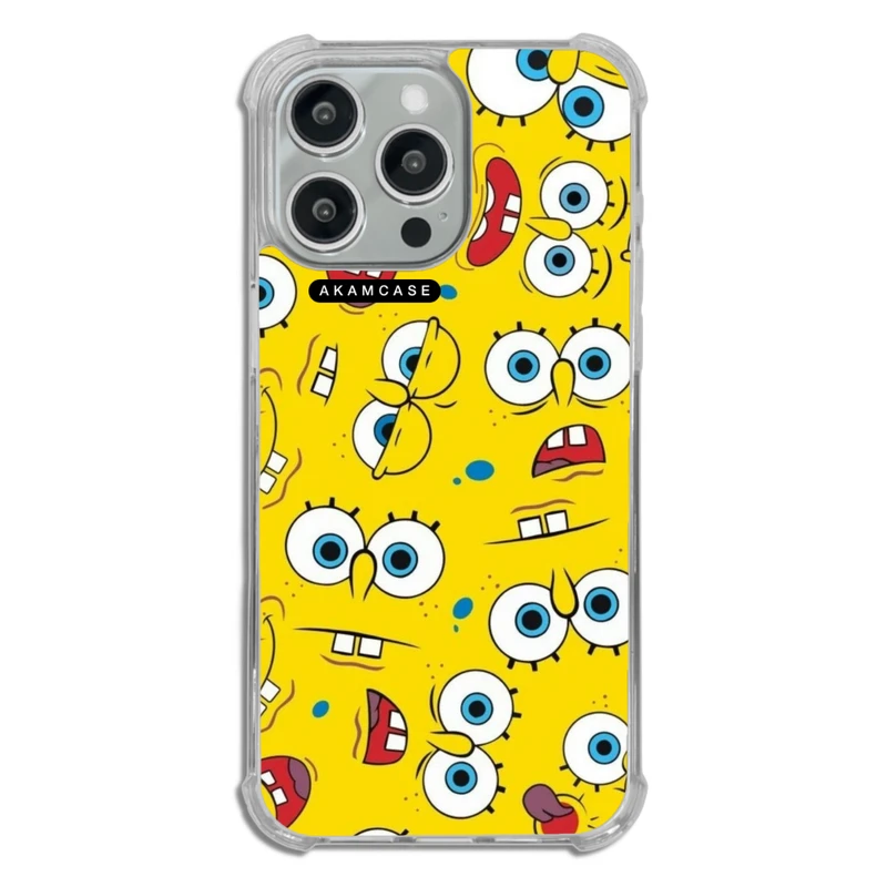 کاور آکام مدل AMC-WTA15PROMAX-SPONGE BOB5 مناسب برای گوشی موبایل اپل iPhone 15 Pro Max