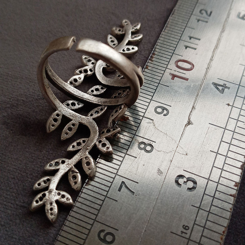 انگشتر زنانه مدل برگ شامادورا کد shama-2r انگشتر زنانه مدل برگ شامادورا کد shama-2r