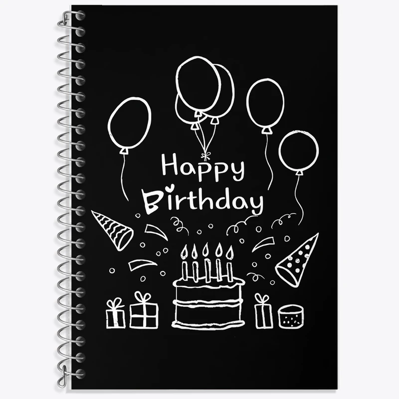 دفتر لغت 50 برگ خندالو طرح Happy Birthday کد F5183