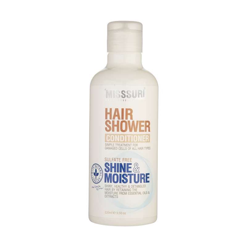 نرم کننده مو میسوری مدل Shine Moisture حجم 320 میلی لیتر