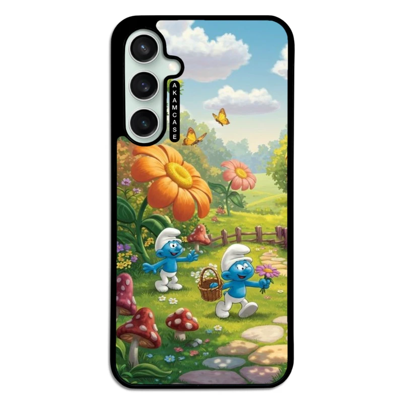 کاور آکام مدل AMC-WSGS23FE-SMURFS-9 مناسب برای گوشی موبایل سامسونگ Galaxy S23 FE