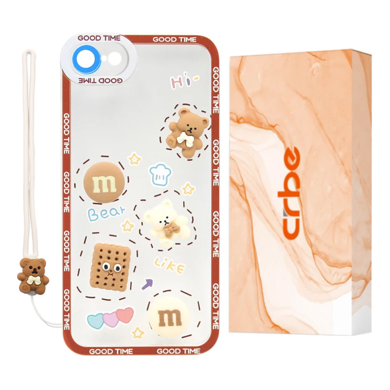 کاور کربی مدل Biscuit1 مناسب برای گوشی موبایل اپل iPhone 6 / 6s به همراه بند