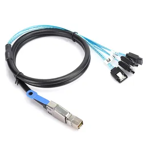 کابل تبدیل Mini SAS HD SFF-8644 به 4 پورت SATA اسمارطور مدل SM201 طول 1 متر