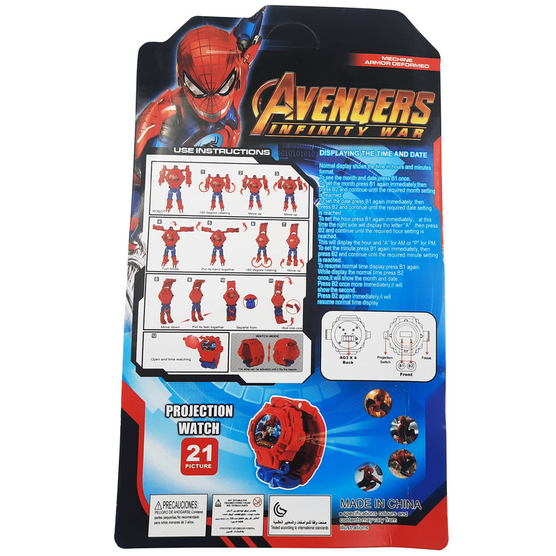 ساعت مچی دیجیتال مدل SPIDER-MAN ساعت مچی دیجیتال مدل SPIDER-MAN