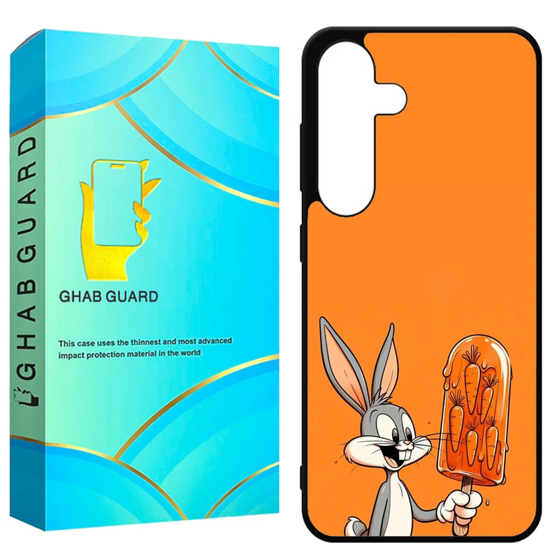 کاور قاب گارد طرح خرگوش مدل GCHPS23F مناسب برای گوشی موبایل سامسونگ Galaxy S23 FE