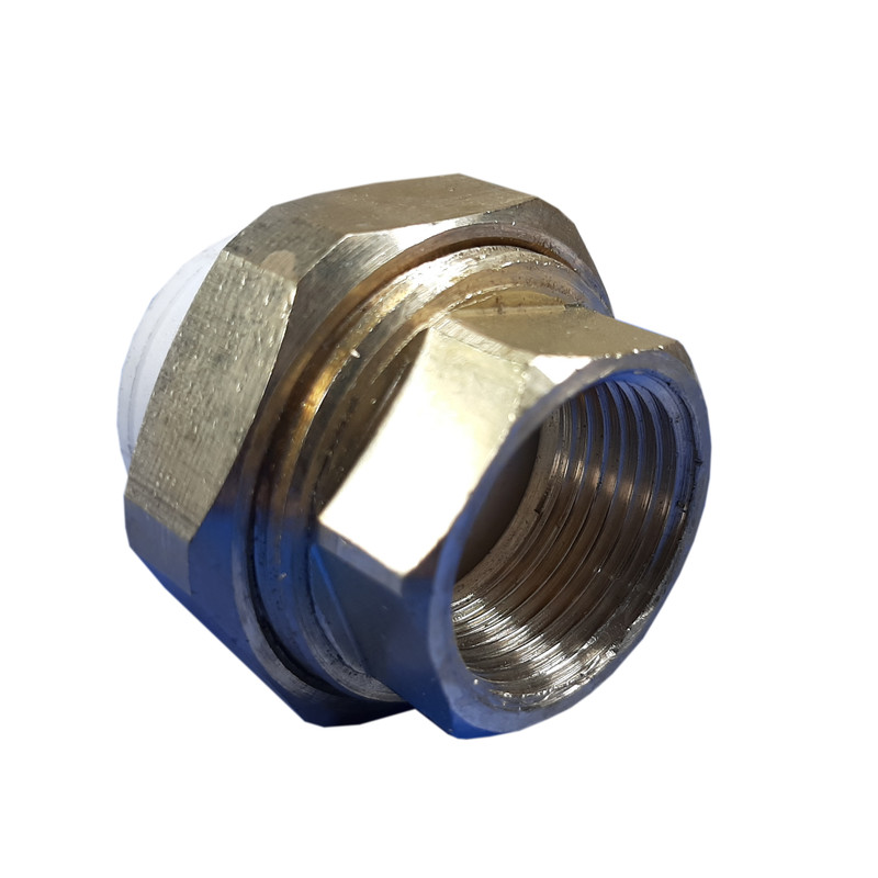 مهره ماسوره یک سر فلزی مدل PP-R-S-25-F