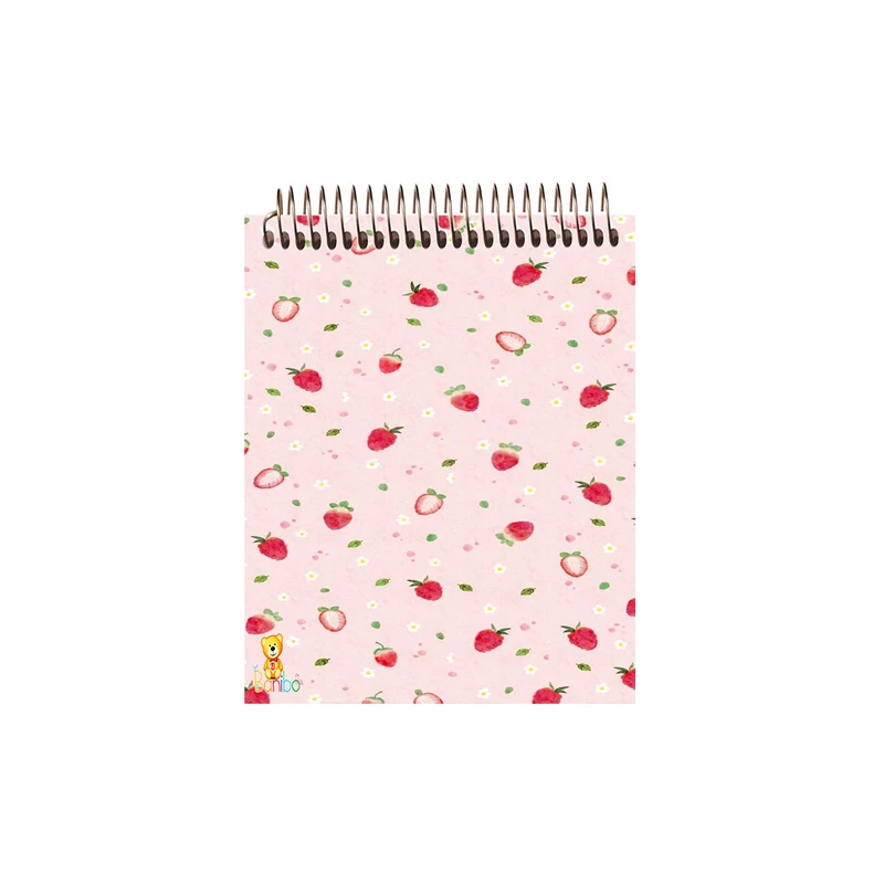 دفتر نقاشی 50 برگ بانیبو مدل  توت فرنگی کد 1024