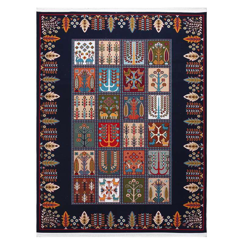 گلیم ماشینی دنیای فرش مدل گندم کد 1911 گلیم ماشینی دنیای فرش مدل گندم کد 1911